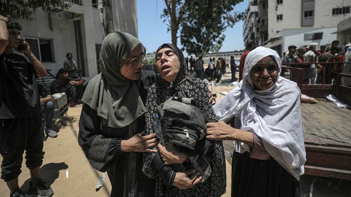 At least 85 Palestinians were killed while trying to reach food aid on Sunday. (EPA PHOTO) At least 85 Palestinians were killed while trying to reach food aid on Sunday. (EPA PHOTO)