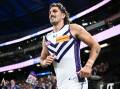 In-form Fremantle ruckman Luke Jackson looms as a huge challenge for the high-flying Hawks. Photo: Joel Carrett/AAP PHOTOS