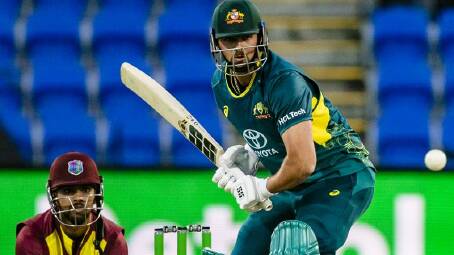 Tim David played the innings of his life to lead Australia to a T20 series win over the West Indies. Photo: Linda Higginson/AAP PHOTOS