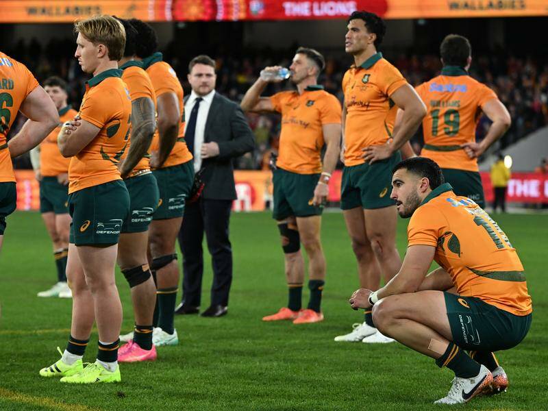 A battered Wallabies side will have to dig deeper than before to win game three of the Lions series. Photo: Joel Carrett/AAP PHOTOS A battered Wallabies side will have to dig deeper than before to win game three of the Lions series. Photo: Joel Carrett/AAP PHOTOS