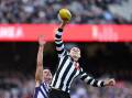 Collingwood skipper Darcy Moore can expect to be involved in more one-on-one battles.  Photo: James Ross/AAP PHOTOS