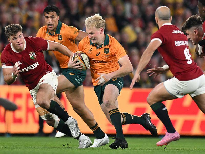 Son of a famous Wallaby, Tom Lynagh is tasked with taming the Lions to level the Test series. Photo: Dave Hunt/AAP PHOTOS Son of a famous Wallaby, Tom Lynagh is tasked with taming the Lions to level the Test series. Photo: Dave Hunt/AAP PHOTOS