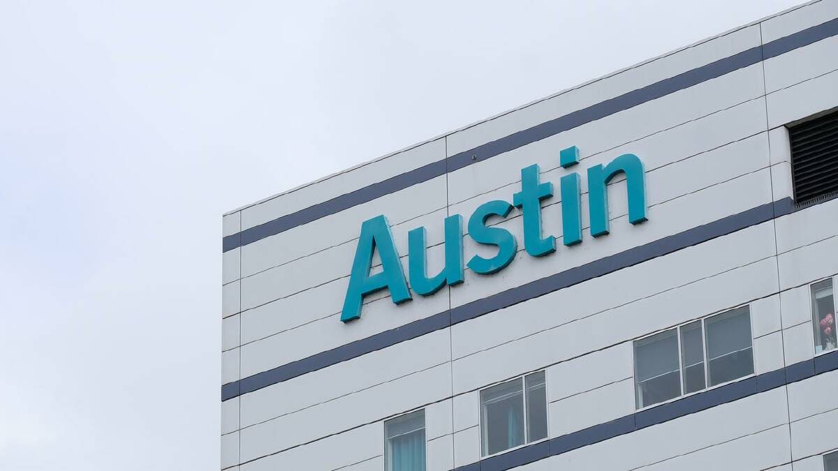 Police believe a device was hidden in a staff toilet at the Austin Hospital for "for some time". (Luis Ascui/AAP PHOTOS)