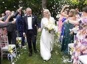 Prime Minister Anthony Albanese and Jodie Haydon have walked down the aisle in Canberra.  Photo: HANDOUT/Mike Bowers