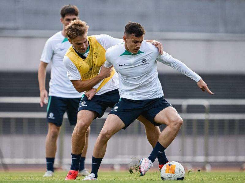 Young Socceroo Paul Okon-Engstler has returned to Sydney after time in Belgium and Portugal. Photo: HANDOUT/FOOTBALL AUSTRALIA