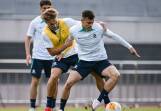 Young Socceroo Paul Okon-Engstler has returned to Sydney after time in Belgium and Portugal. Photo: HANDOUT/FOOTBALL AUSTRALIA