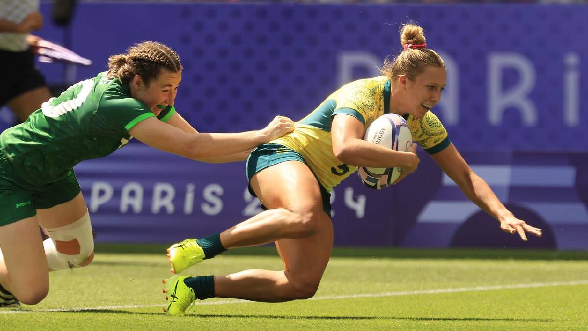 Teagan Levi crossed for three tries during a fourth-placed Paris Olympics campaign. (Iain McGregor/AAP PHOTOS)