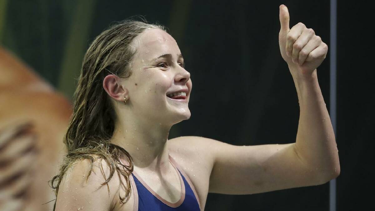 Breaststroker Sienna Toohey will debut for the Dolphins as a 16-year-old. (Matt Turner/AAP PHOTOS)