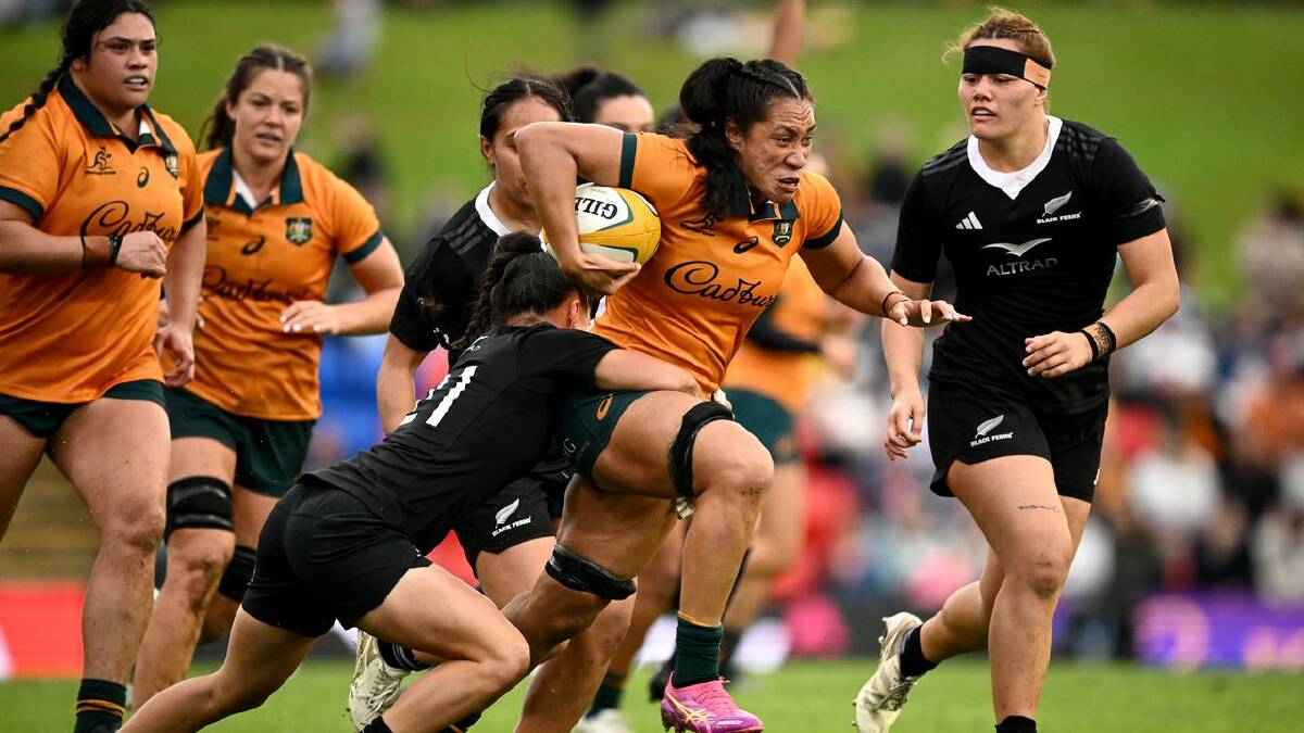 The Wallaroos will miss the powerful ball-running of injured captain Siokapesi Palu. (Dan Himbrechts/AAP PHOTOS) The Wallaroos will miss the powerful ball-running of injured captain Siokapesi Palu. (Dan Himbrechts/AAP PHOTOS)