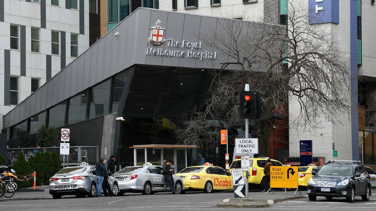 Ryan Cho's files also referenced the Royal Melbourne Hospital, the court was told. (James Ross/AAP PHOTOS)