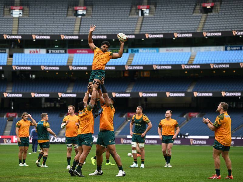 The Wallabies are hoping to leave Melbourne on a high, with a second-Test win over the Lions. Photo: James Ross/AAP PHOTOS The Wallabies are hoping to leave Melbourne on a high, with a second-Test win over the Lions. Photo: James Ross/AAP PHOTOS