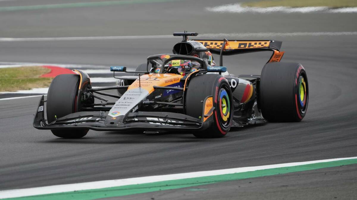 McLaren driver Oscar Piastri admits he learned a harsh lesson at the British Grand Prix. (AP PHOTO)