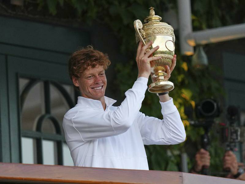 Jannik Sinner may have changed the direction Darren Cahill is heading thanks to his Wimbledon win. Photo: AP PHOTO Jannik Sinner may have changed the direction Darren Cahill is heading thanks to his Wimbledon win. Photo: AP PHOTO