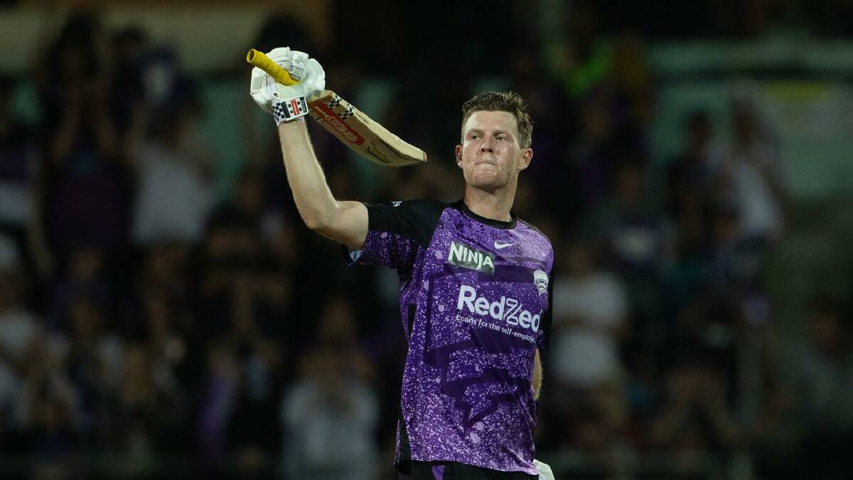 Mitch Owen celebrates his century for the Hurricanes in the BBL final win over the Sydney Thunder. (Linda Higginson/AAP PHOTOS) Mitch Owen celebrates his century for the Hurricanes in the BBL final win over the Sydney Thunder. (Linda Higginson/AAP PHOTOS)