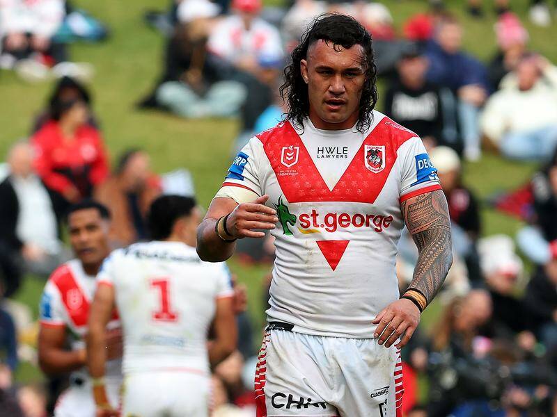 Jaydn Su'A could be out for up to six weeks with the knee injury he suffered against the Cowboys. Photo: Jeremy Ng/AAP PHOTOS