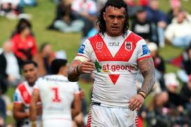 Jaydn Su'A could be out for up to six weeks with the knee injury he suffered against the Cowboys. Photo: Jeremy Ng/AAP PHOTOS