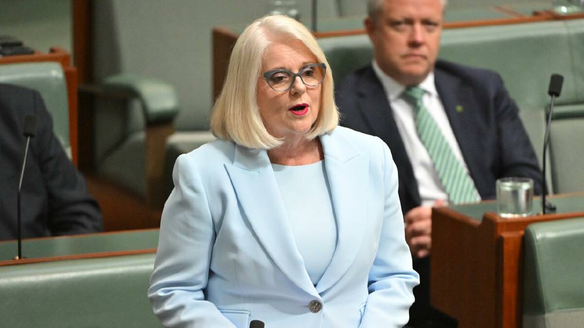 Liberal member for McPherson Karen Andrews gives her farewell speech in parliament. (Mick Tsikas/AAP PHOTOS) Liberal member for McPherson Karen Andrews gives her farewell speech in parliament. (Mick Tsikas/AAP PHOTOS)