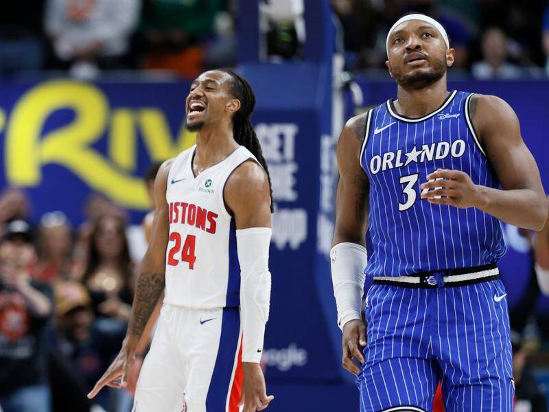 Detroit have come from 3-1 down in the series to eliminate Orlando and progress in the NBA playoffs. Photo: AP PHOTO