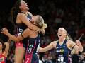 The Vixens have won a home grand final after a thrilling win over the Swifts. Photo: Bianca De Marchi/AAP PHOTOS