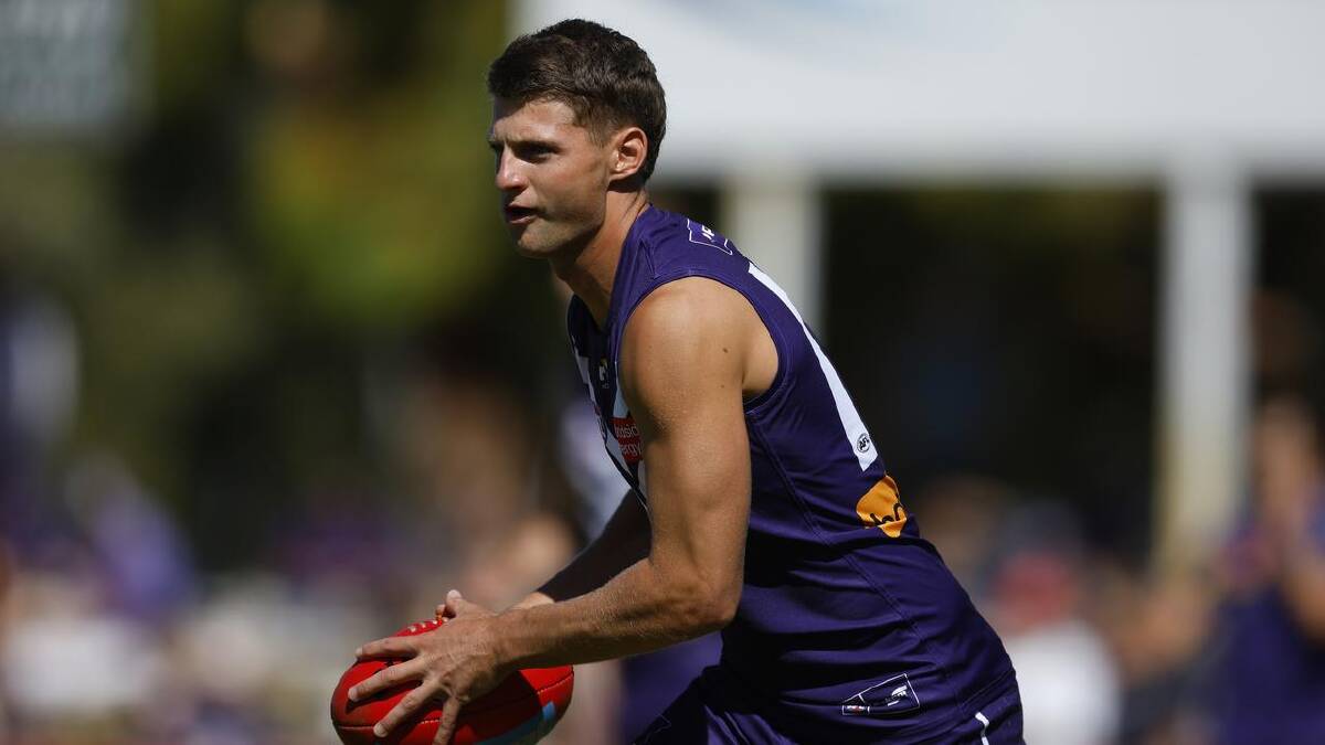 Fremantle backman Judd McVee missed the Dockers' win over the Bulldogs because of illness. (James Worsfold/AAP PHOTOS)