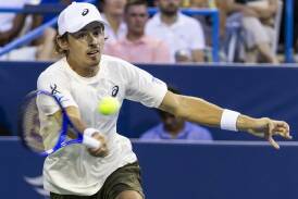 Alex de Minaur has proved too strong in the Washington semis for his French opponent. Photo: EPA PHOTO