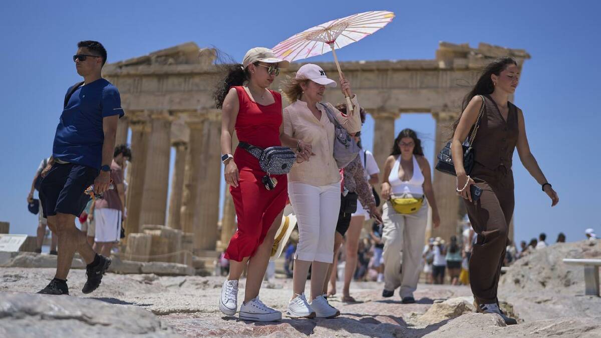 The heatwave has hit Greece with temperatures expected to reach 40C. (AP PHOTO) The heatwave has hit Greece with temperatures expected to reach 40C. (AP PHOTO)