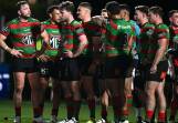 South Sydney gave it their all but came up just short against the Sharks. Photo: Dan Himbrechts/AAP PHOTOS