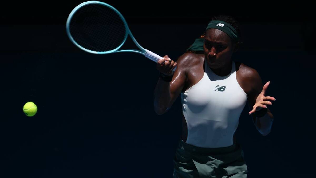 Coco Gauff needed three sets to stave off the challenge of compatriot Danielle Collins. (Joel Carrett/AAP PHOTOS) Coco Gauff needed three sets to stave off the challenge of compatriot Danielle Collins. (Joel Carrett/AAP PHOTOS)