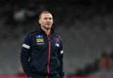 The Demons have reported an online threat made against their coach Simon Goodwin. Photo: Joel Carrett/AAP PHOTOS