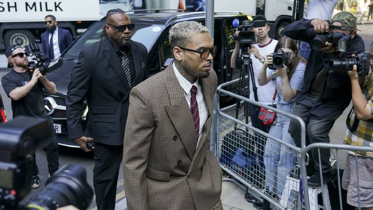 Chris Brown will go on trial for assault in October 2026. (AP PHOTO)