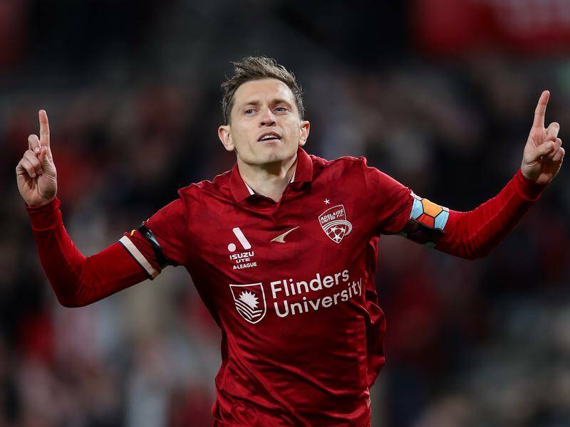 He's back! Socceroo Craig Goodwin has signed for a fourth stint with Adelaide United. Photo: Matt Turner/AAP PHOTOS He's back! Socceroo Craig Goodwin has signed for a fourth stint with Adelaide United. Photo: Matt Turner/AAP PHOTOS