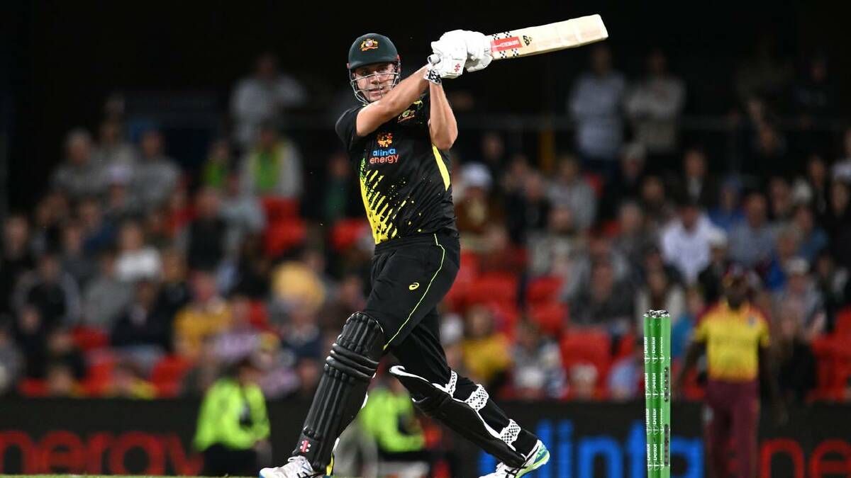Cameron Green's batting was a real force for Australia in the T20I series.  (Dave Hunt/AAP PHOTOS)