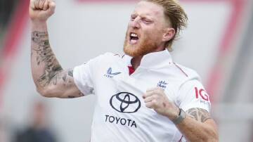 England's captain Ben Stokes celebrates the dismissal of India's KL Rahul but has fitness concerns. Photo: AP PHOTO