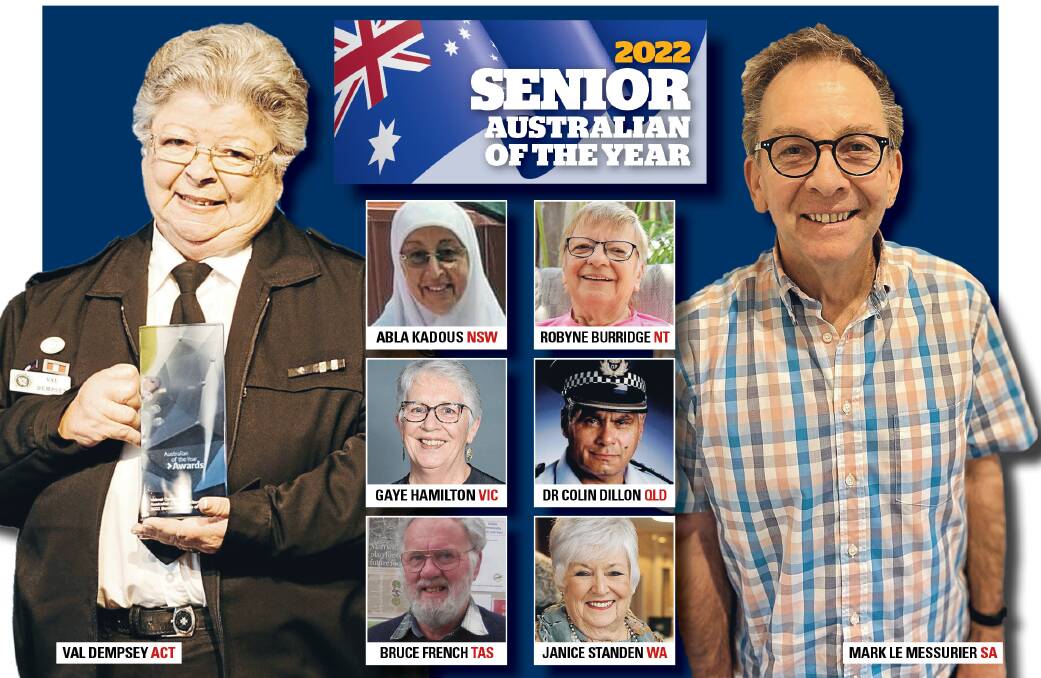 Bruce French's 55 years of research into edible plants has culminated in a global database. Mr French, below, is Tasmania's Senior Australian of the Year for 2022. Picture: Brodie Weeding