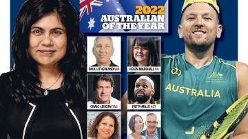 Sue and Lloyd Clarke, Queensland's 2022 Australians of the Year, used daughter Hannah Clarke's footprints, below, as an emblem for their anti-family violence foundation, Small Steps 4 Hannah. 